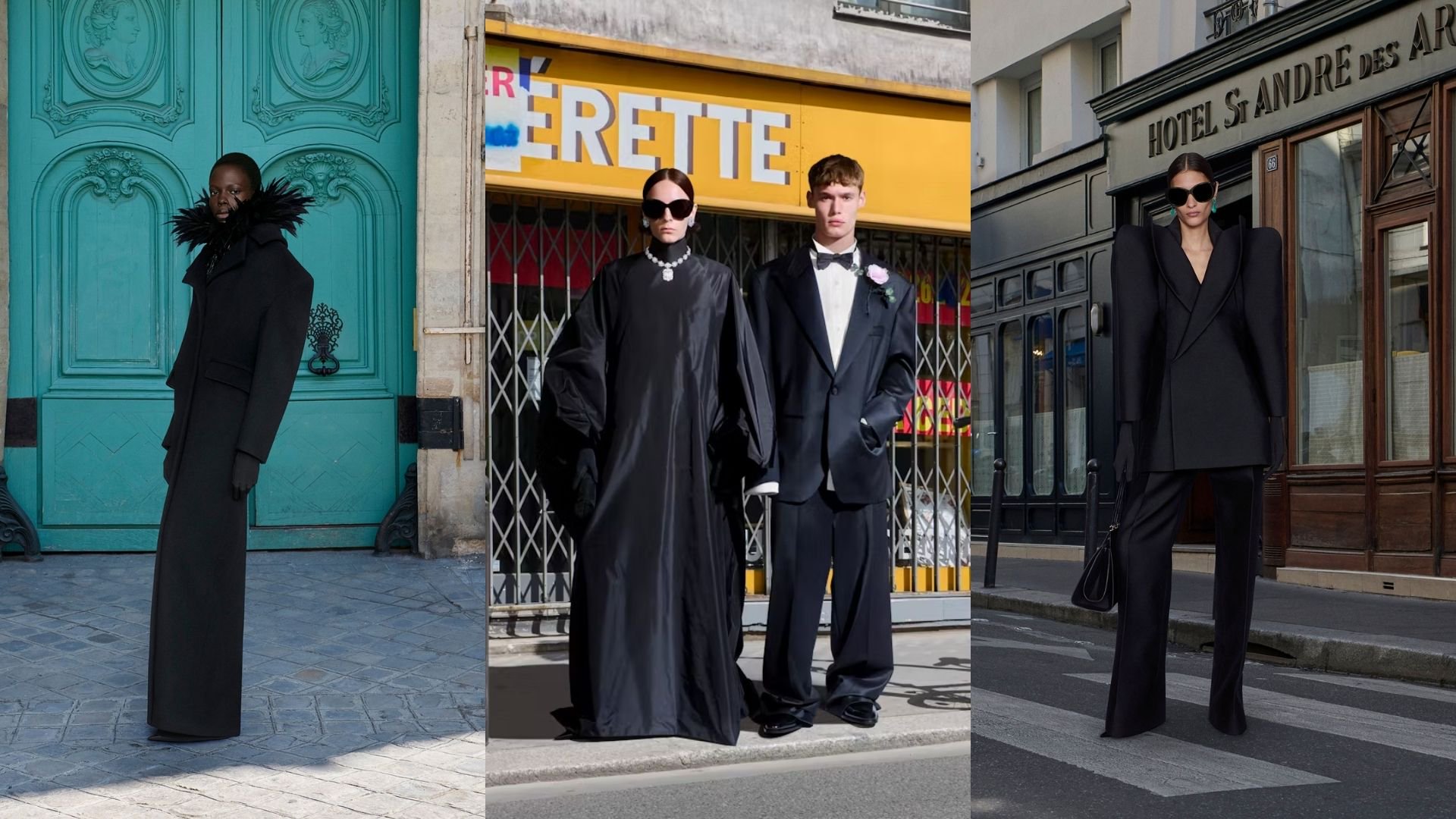 Hinh anh Sắc đen “nhuốm đỏ” cả Paris Couture 2025/2026 1