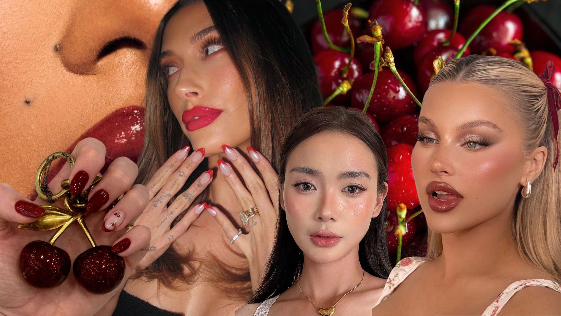 Sắc đỏ Cherry-Coded và nét Cool Girl tươi tắn cho những ngày mưa cuối Hè