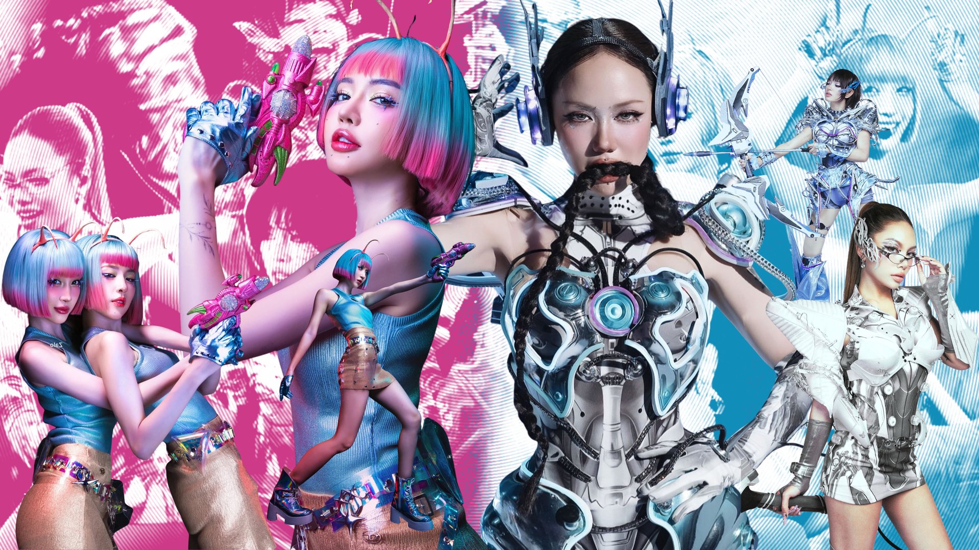 Khi các Em Xinh hóa thân thành robot chiến binh và nàng tiên vũ trụ