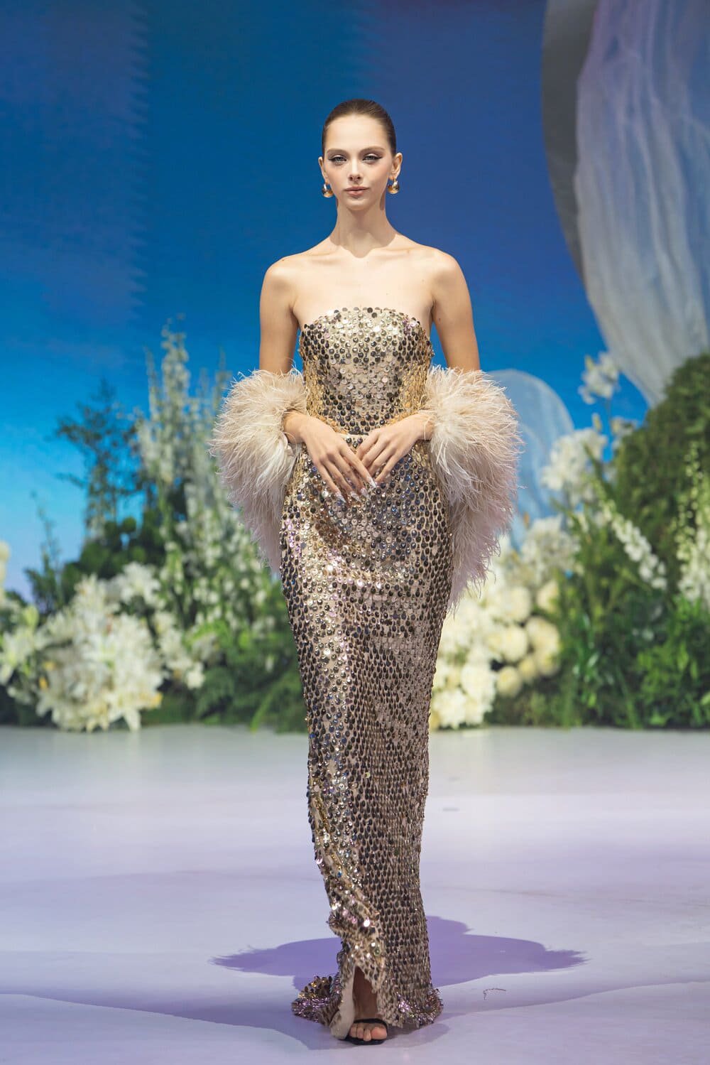 Hinh anh Đóa hoa Philippines "Marian Rivera" nở rộ trong vườn trăng Hacchic Couture Xuân Hè 2026 6