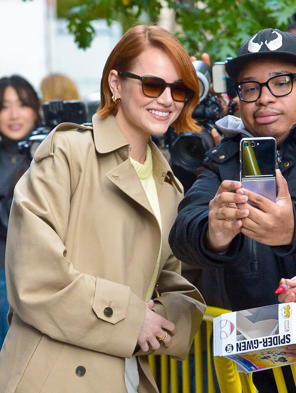 Hinh anh Emma Stone cùng GIA STUDIOS lên sóng “Good Morning America” 4