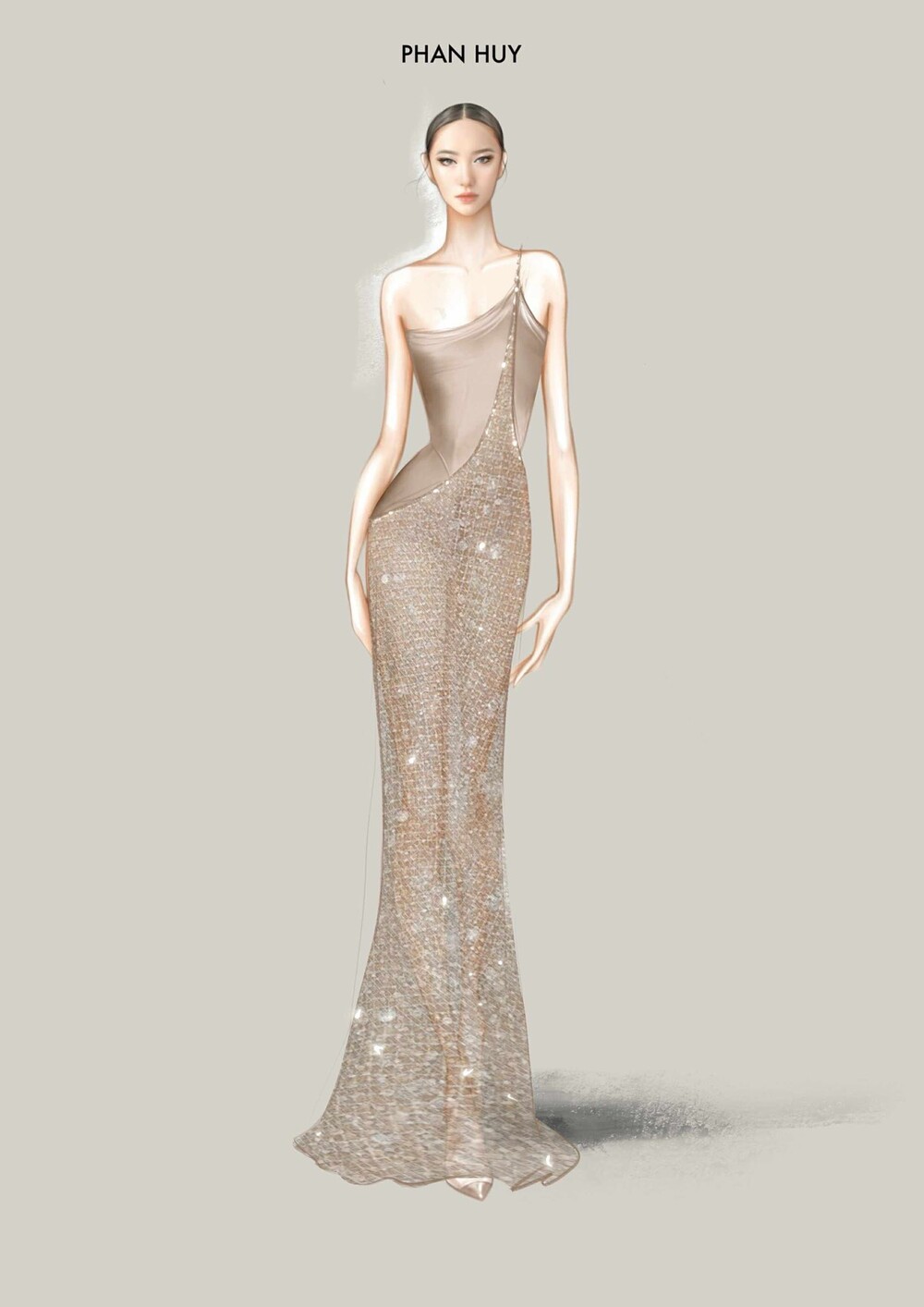 Thiết kế mới được Hương Giang diện tại đấu trường nhan sắc Miss Universe