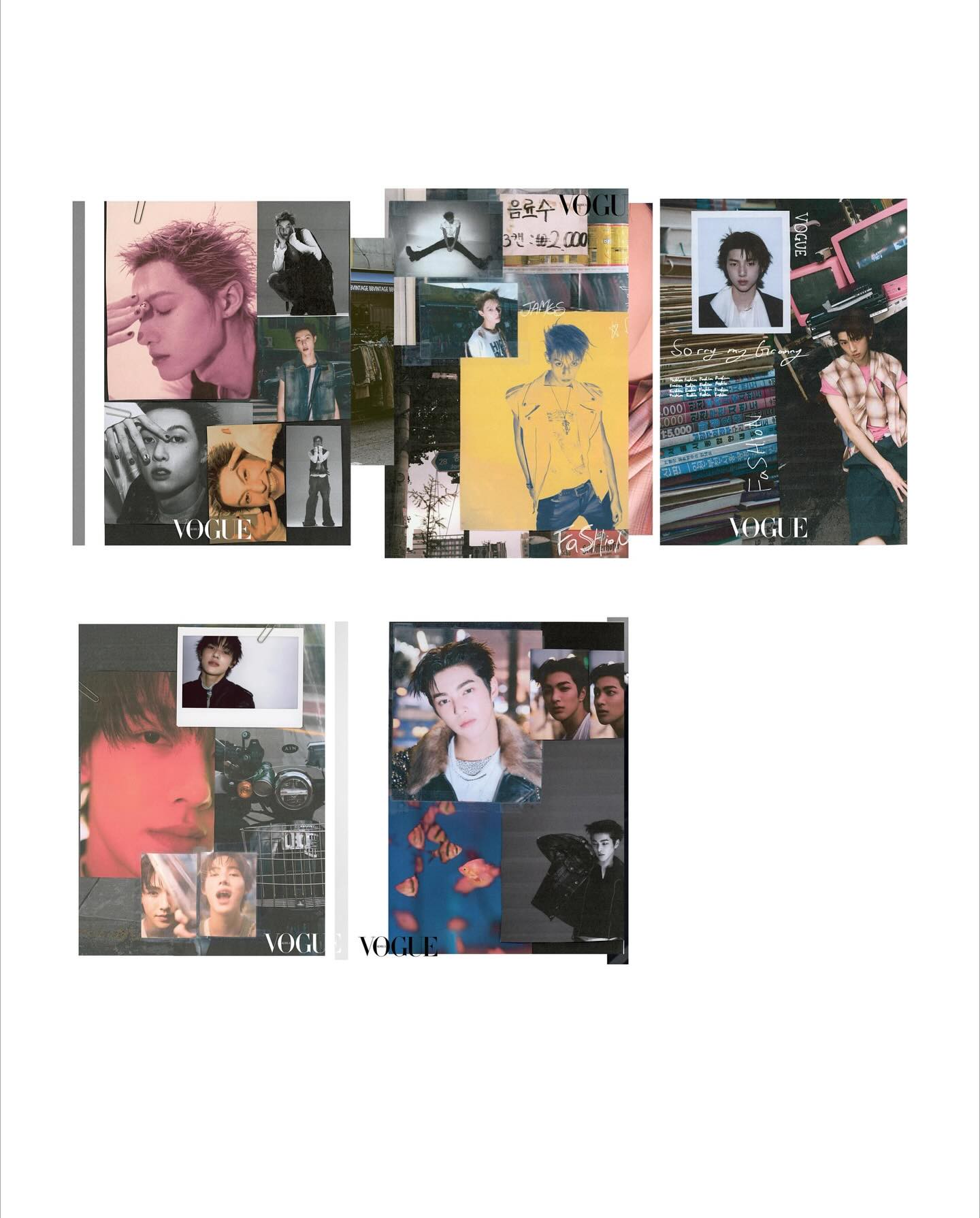Hinh anh Bìa kỹ thuật số Vogue Korea &amp; W Korea 5