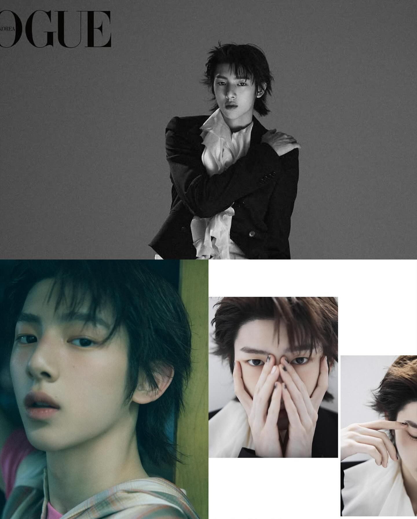 Hinh anh Bìa kỹ thuật số Vogue Korea &amp; W Korea 3