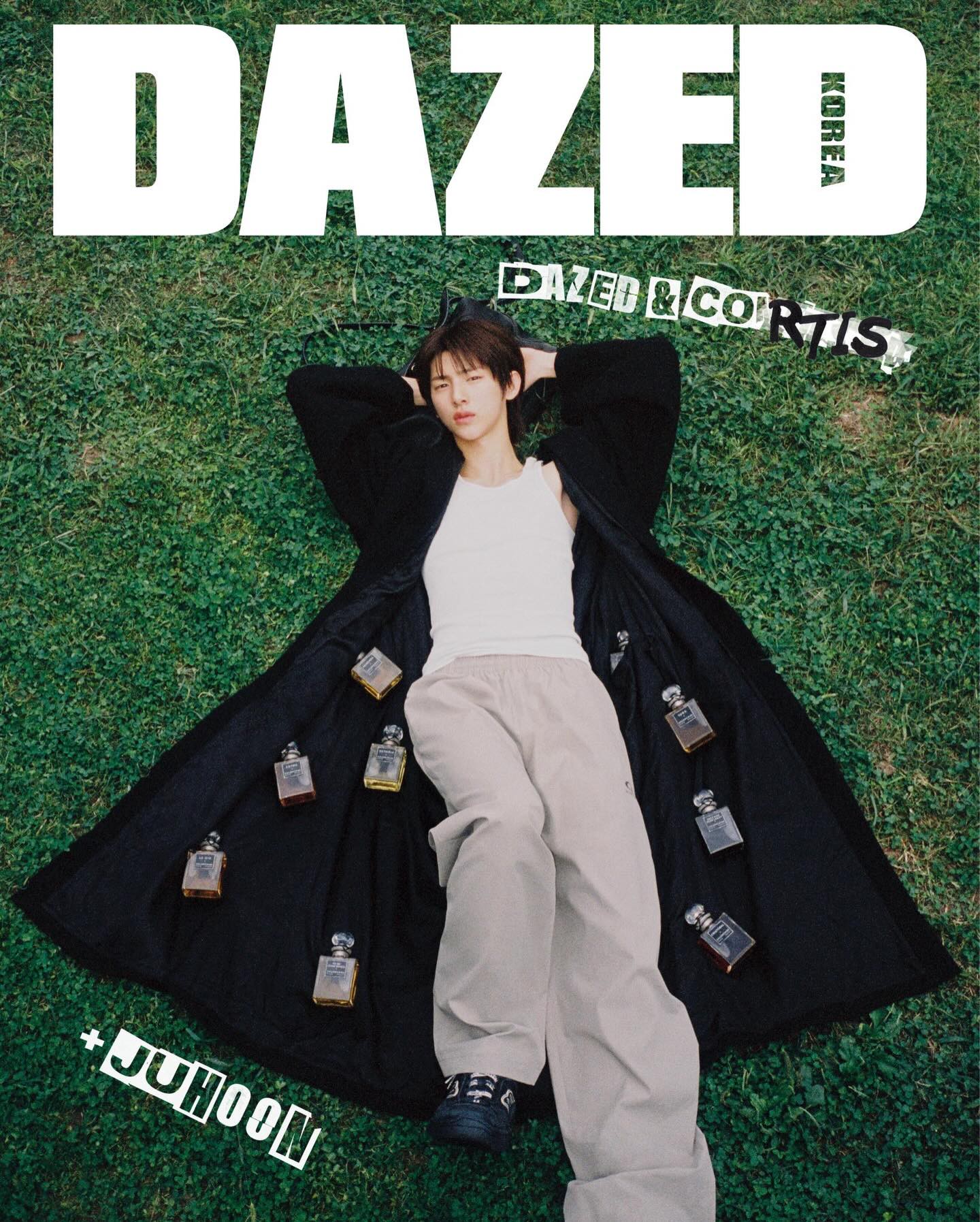 JUHOON CORTIS phủ sóng trên loạt bìa tạp chí thời trang như DAZED Korea Winter 2025 