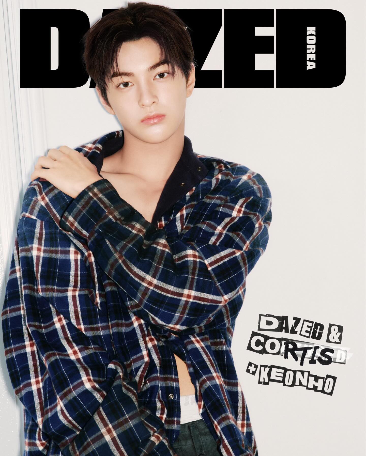 KEONHO CORTIS phủ sóng trên loạt bìa tạp chí thời trang như DAZED Korea Winter 2025 