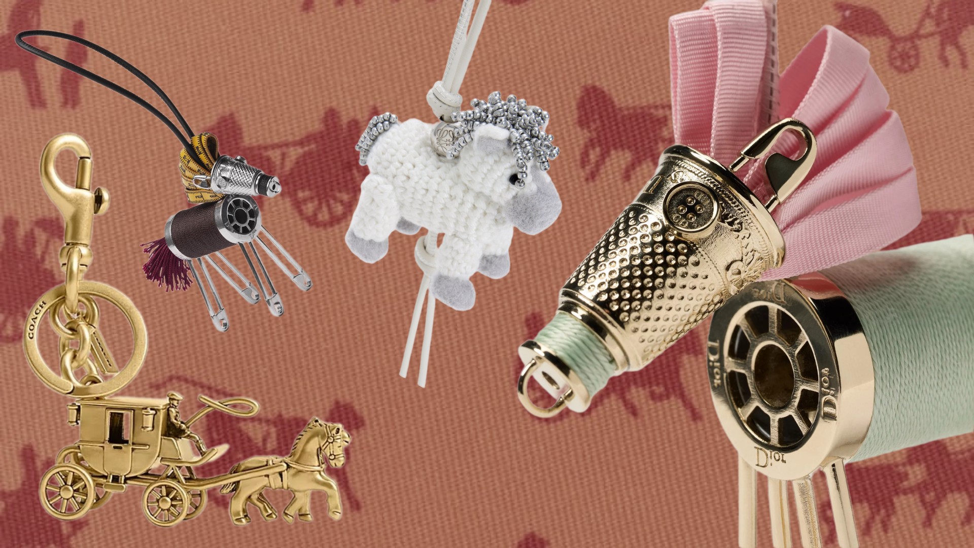 Bag charm ngựa: Phụ kiện đáng yêu từ các thương hiệu trên đường đua chào năm mới 2026