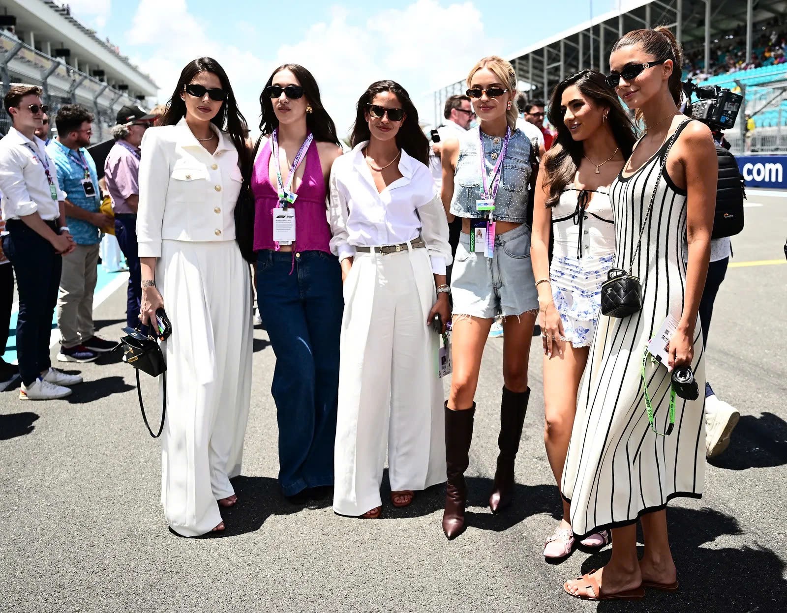 Hinh anh Khu vực paddock trở thành biểu tượng của các WAG 1