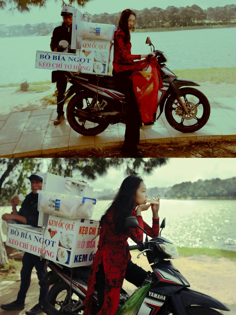 Hinh anh Những vấn đề của thị trường áo dài Tết năm nay 6