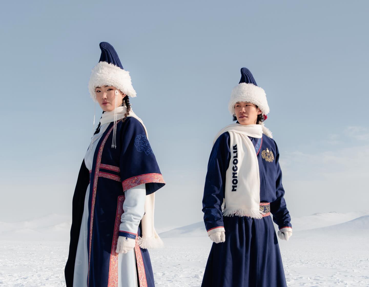 Hinh anh Mông Cổ tiếp tục thống trị “đường đua” đồng phục 2026 Winter Olympics 2