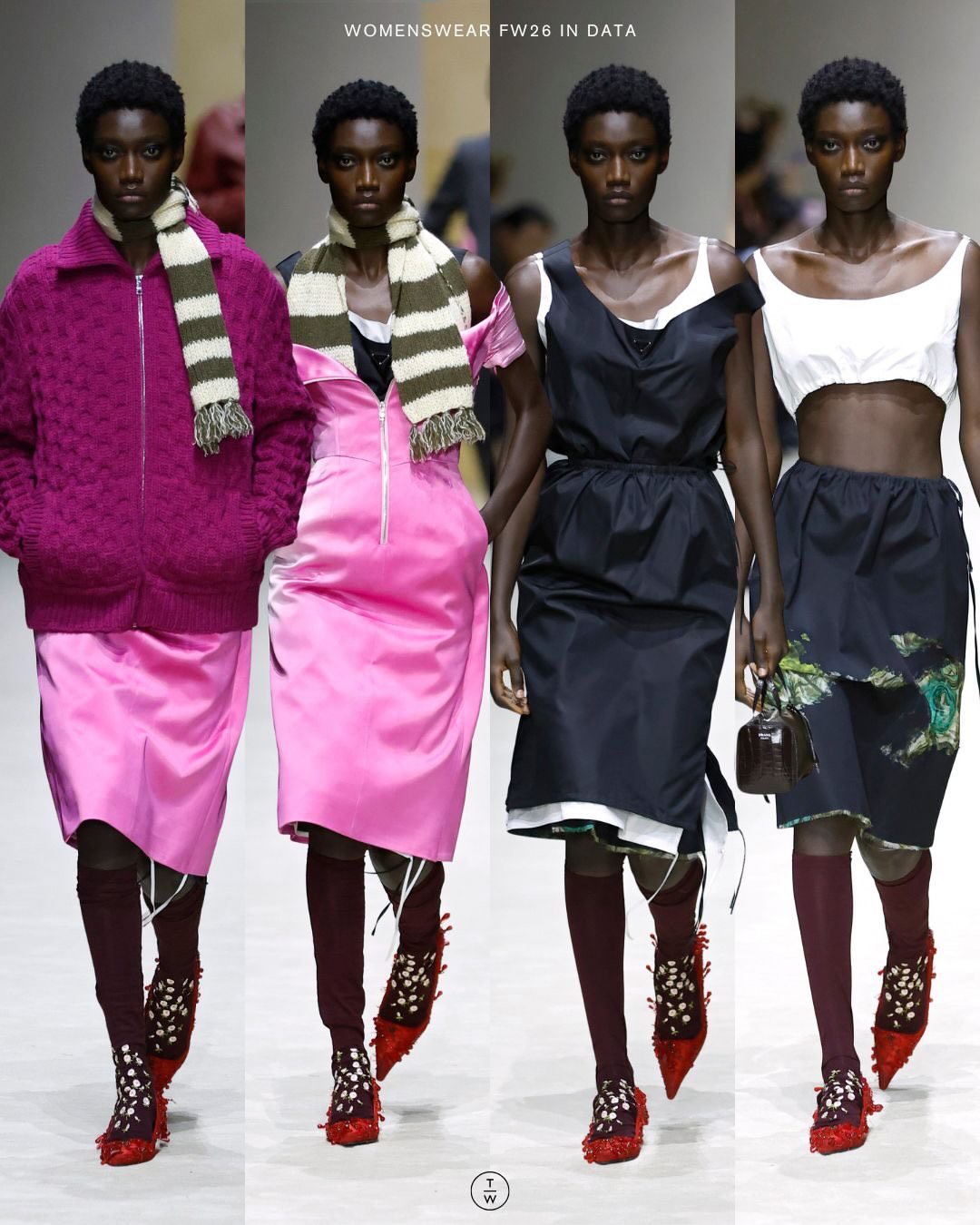 Hinh anh 15 người mẫu, mỗi người xuất hiện bốn lần, tổng cộng 60 bộ đồ. Qua mỗi lần, các lớp quần áo được thêm vào hoặc gỡ bỏ, khiến người xem dần nhận ra rằng một món đồ không chỉ có một cách mặc. 6