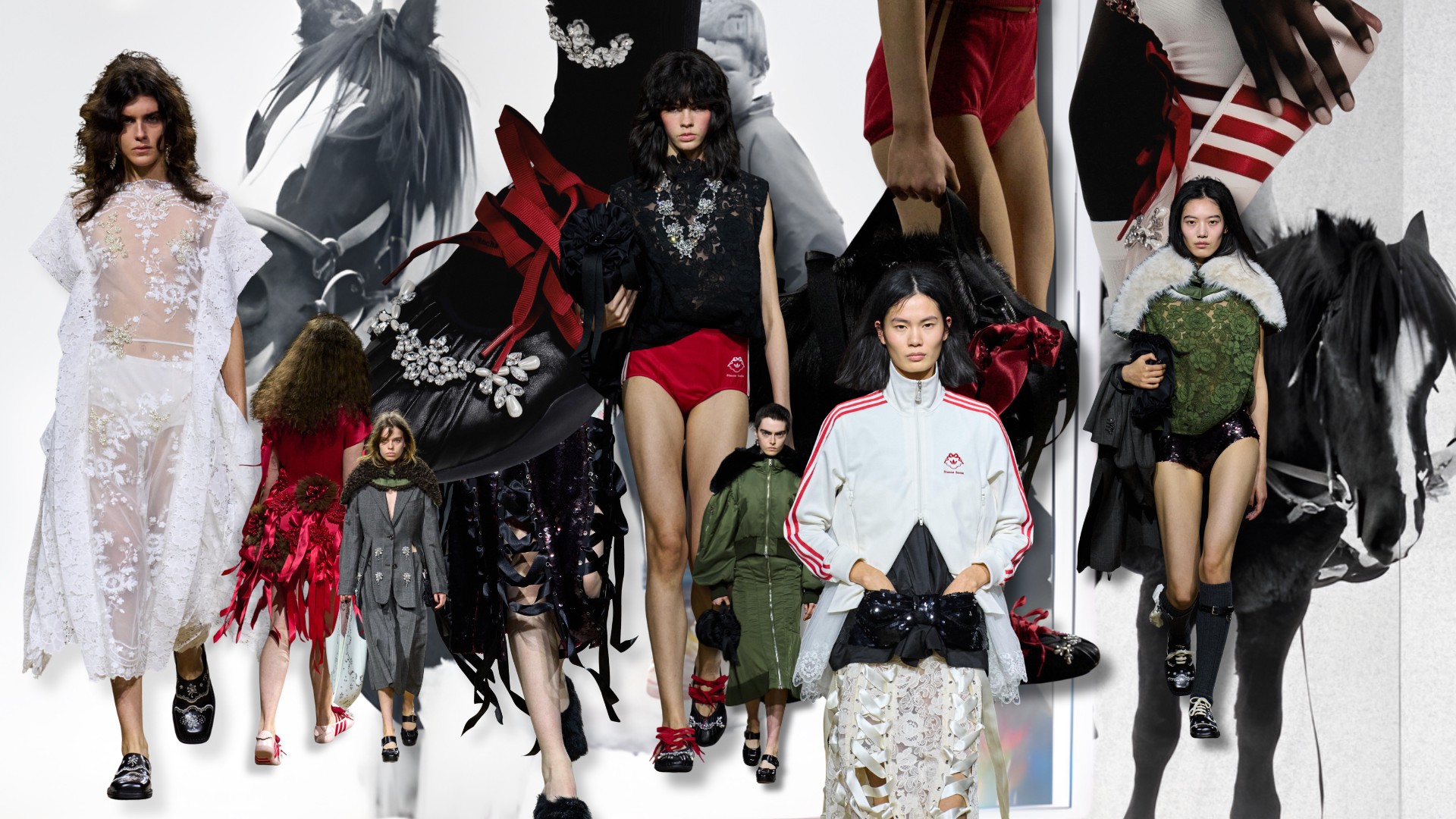 "Những chú ngựa trắng" Simone Rocha Thu Đông 2026