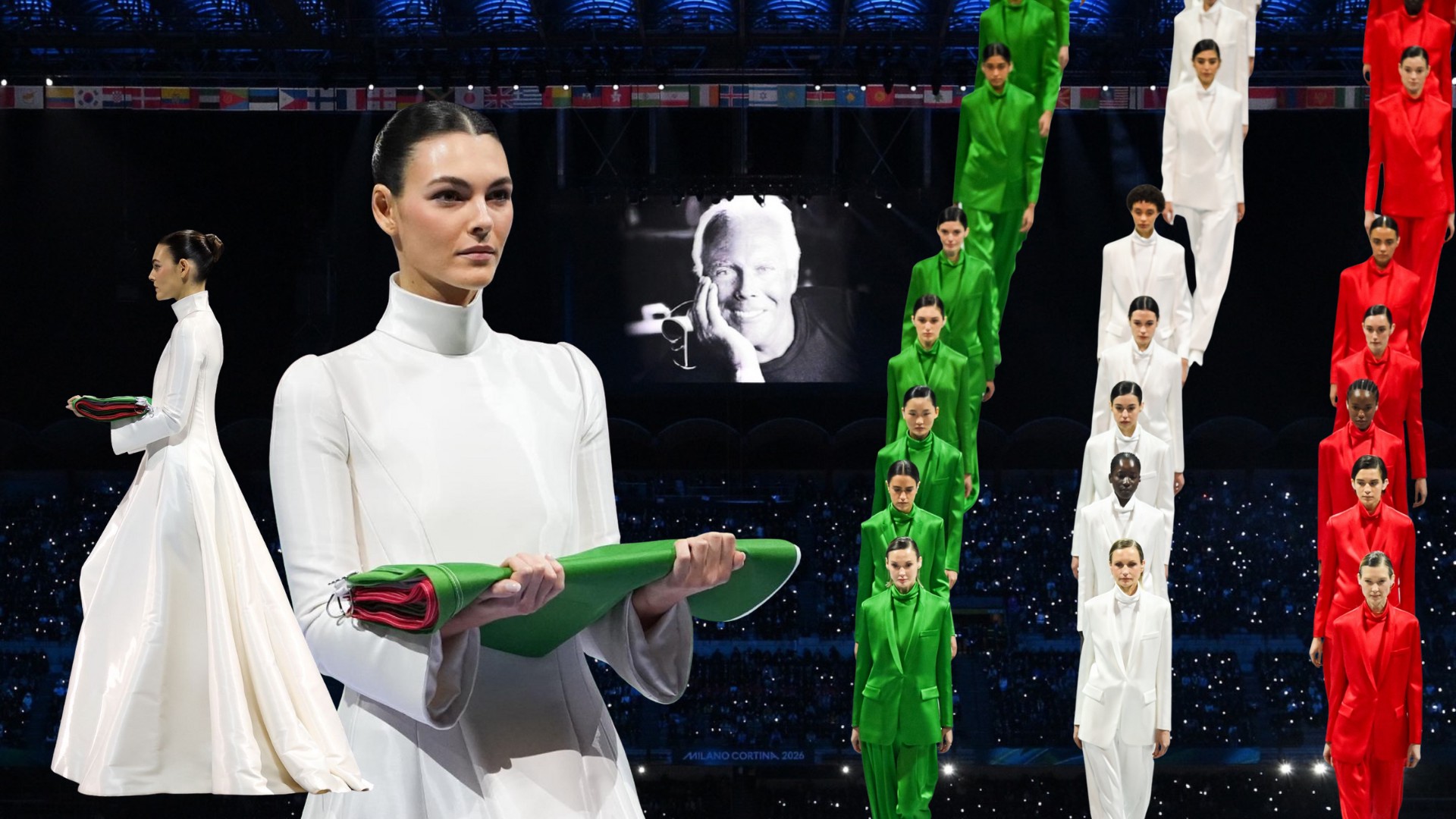 Hinh anh Giorgio Armani thắp sáng lễ khai mạc Thế vận hội Mùa đông 2026 1