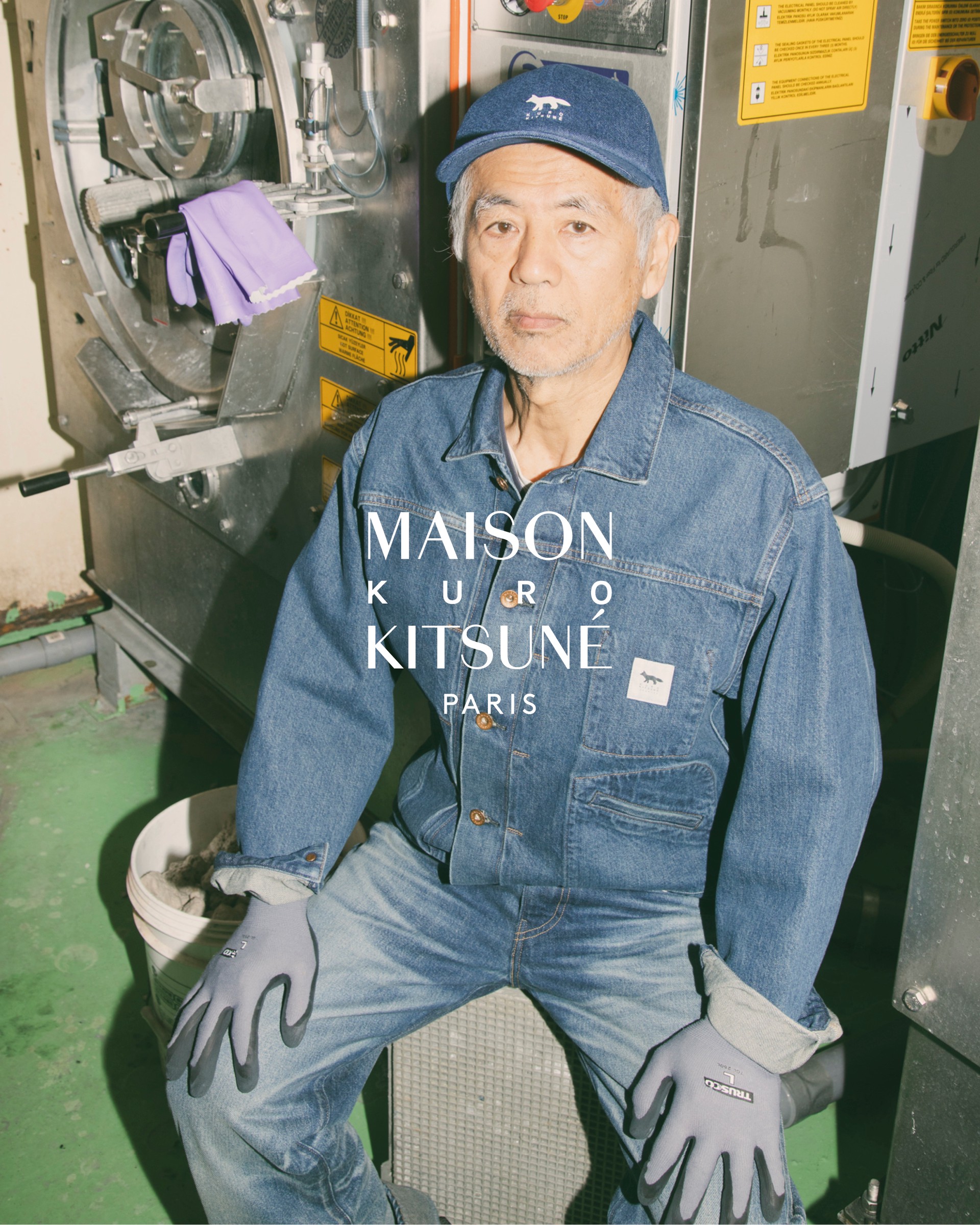 Hinh anh Maison Kitsuné x KURO: Chú cáo Paris “săn” denim nước Nhật 2