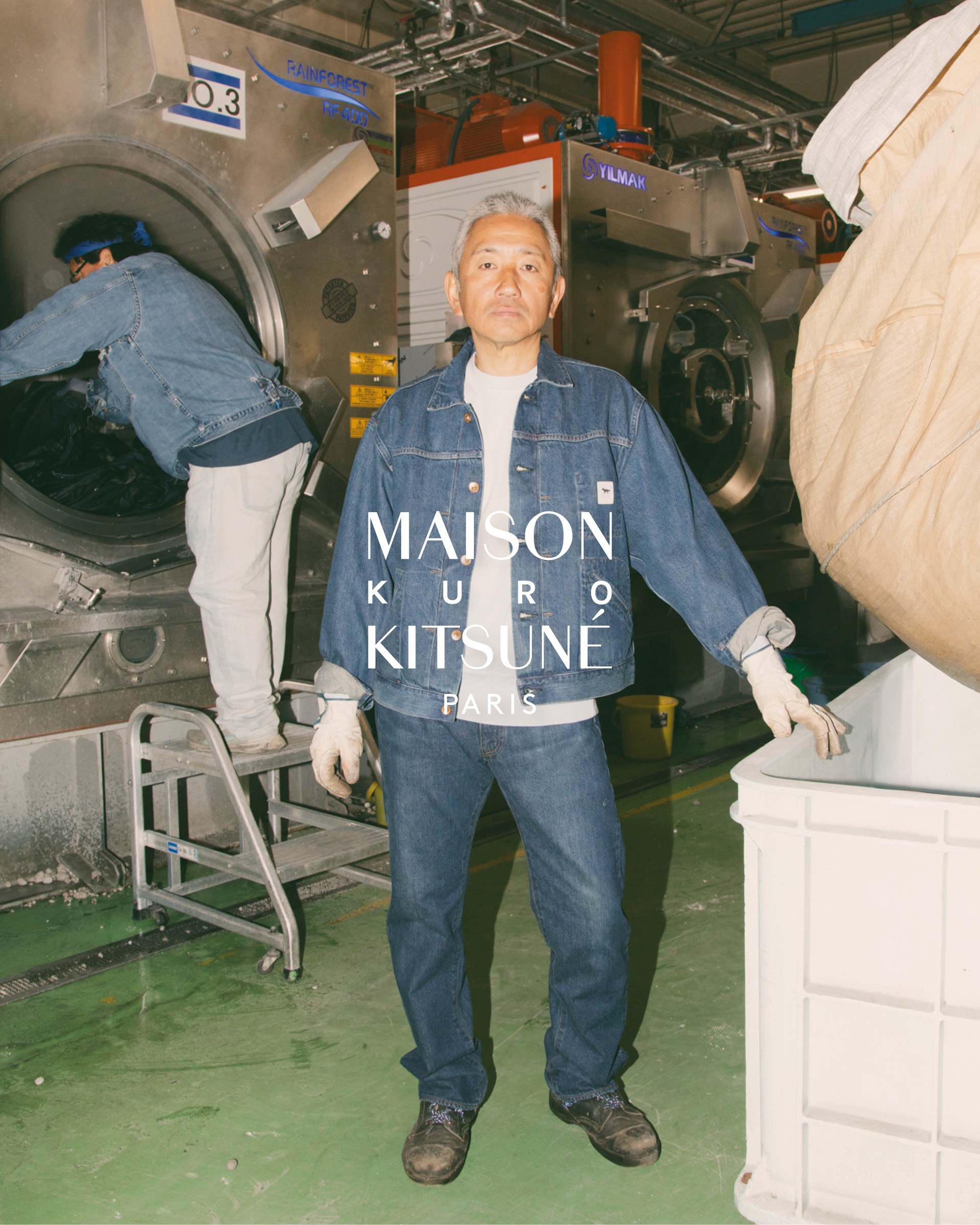 Hinh anh Maison Kitsuné x KURO: Chú cáo Paris “săn” denim nước Nhật 5