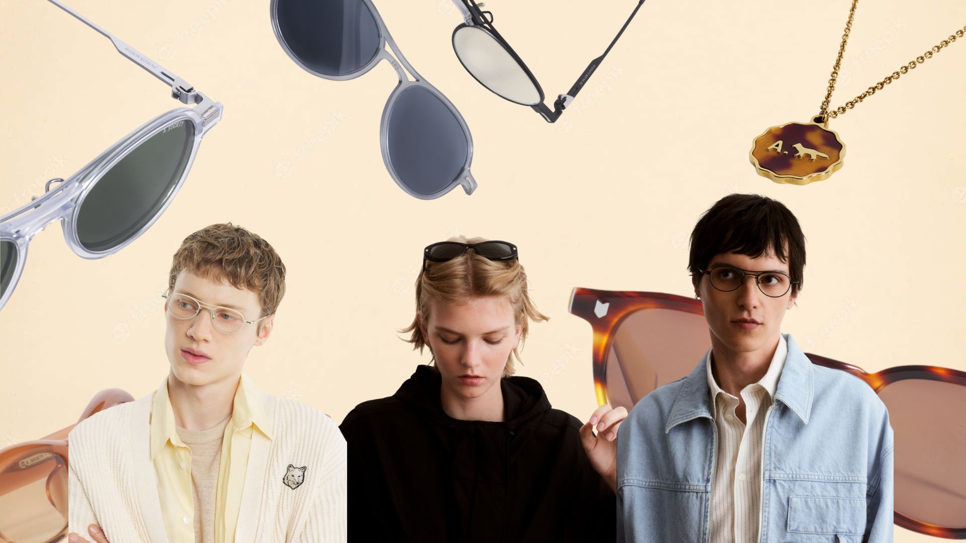 Maison Kitsuné hợp tác A.SOCIETY ra mắt kính mắt giới hạn