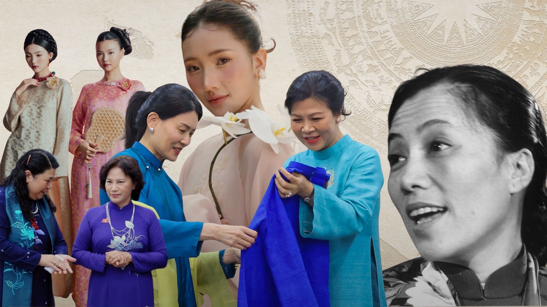 Áo dài và ngoại giao Việt Nam: Dưới nếp áo lụa là bóng hình giang sơn 