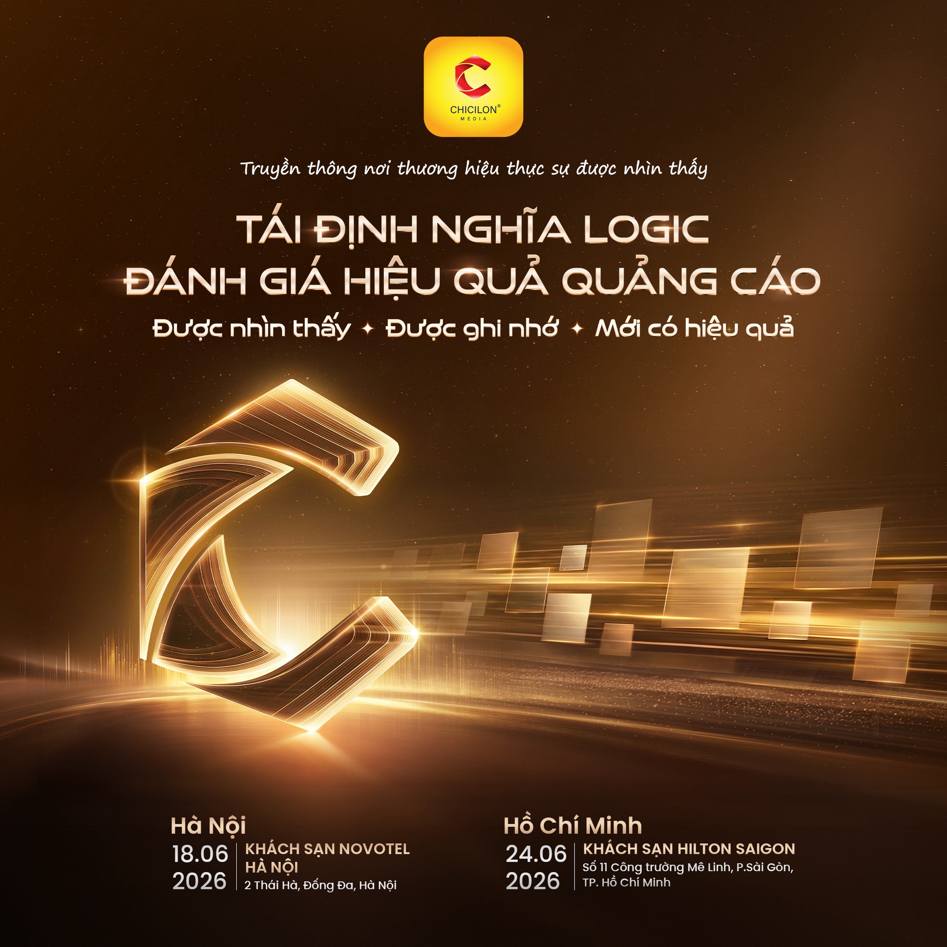 Hinh anh CHICILON MEDIA TỔ CHỨC HỘI THẢO “TÁI ĐỊNH NGHĨA LOGIC ĐÁNH GIÁ HIỆU QUẢ QUẢNG CÁO” 1