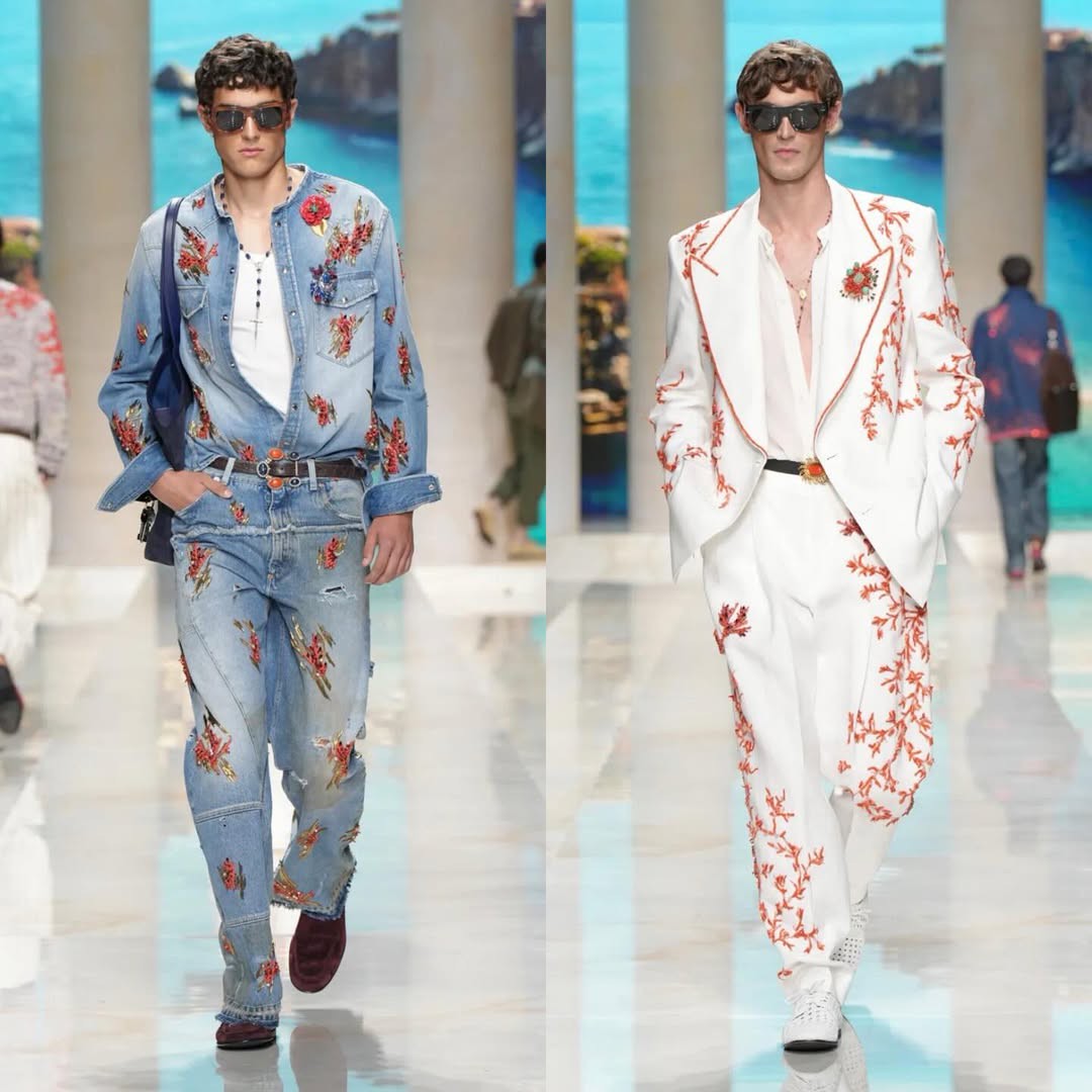 Hinh anh Dolce & Gabbana Menswear SS27: Hình dung “tình tứ” về những ngày nắng hạ 2