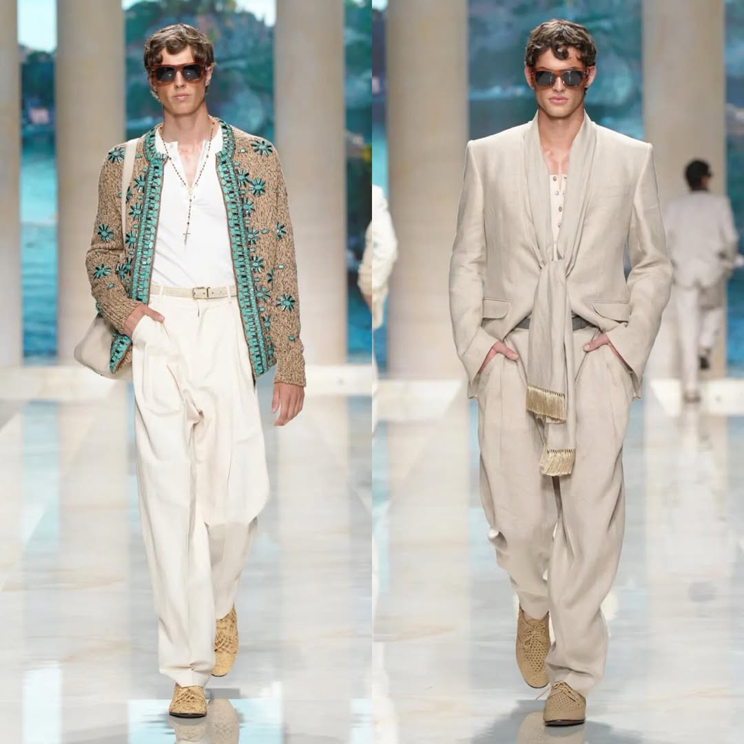Hinh anh Dolce & Gabbana Menswear SS27: Hình dung “tình tứ” về những ngày nắng hạ 14