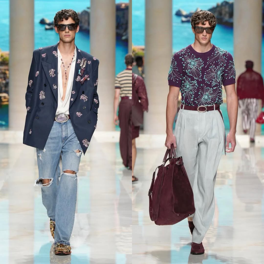 Hinh anh Dolce & Gabbana Menswear SS27: Hình dung “tình tứ” về những ngày nắng hạ 5