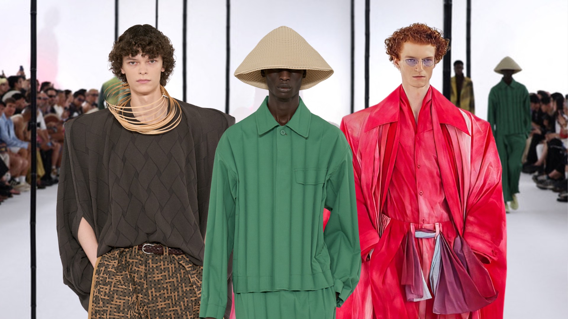 Issey Miyake Men’s SS27: Rặng tre rũ mát giữa lòng Paris