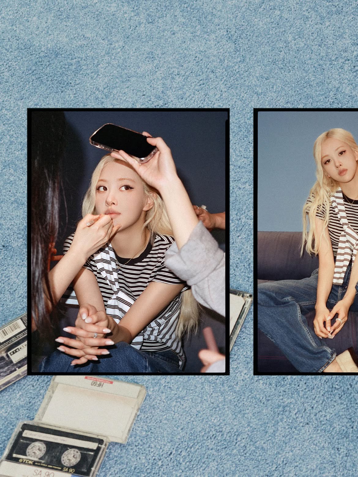 Hinh anh Rosé (BLACKPINK) tự tay stylishing cho bộ sưu tập mới cùng Levi's 2