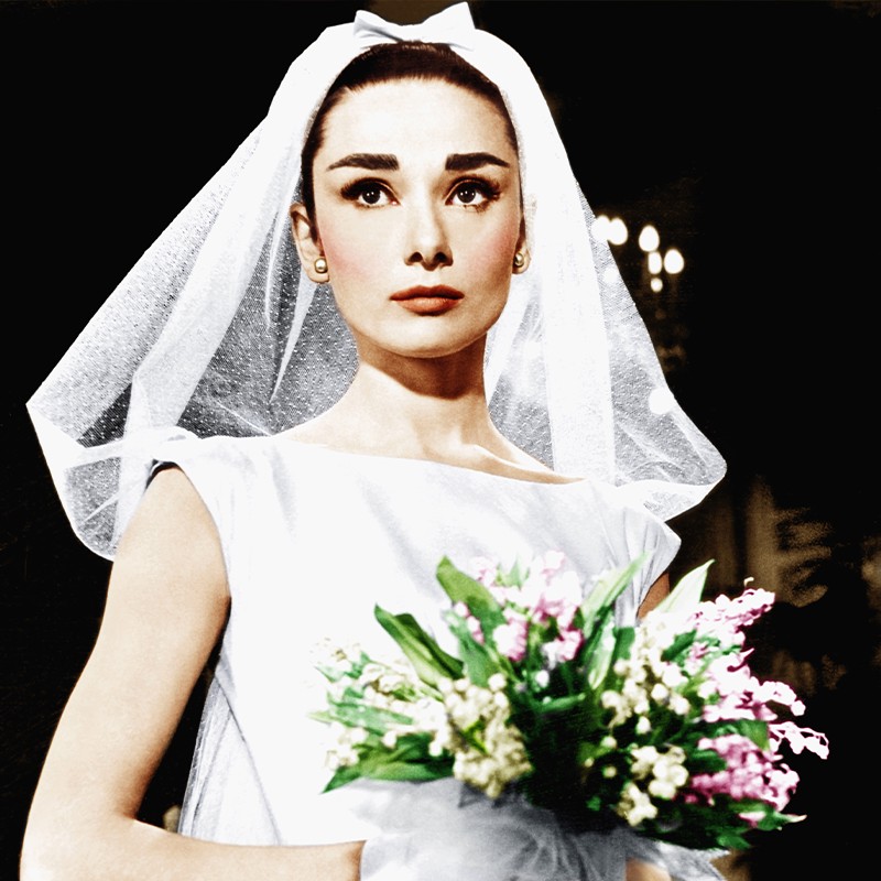 Hinh anh 4 lần Audrey Hepburn diện váy cưới và dạ hội làm nên “huyền thoại” 7