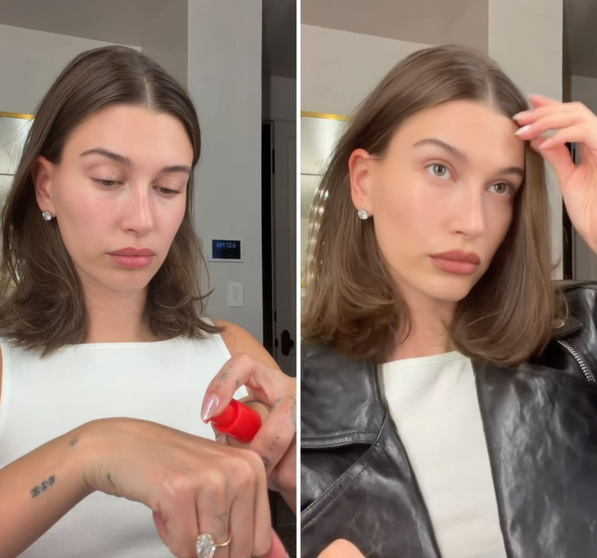 Hinh anh 3 bí quyết đằng sau lớp makeup đặc trưng của Hailey Bieber 1