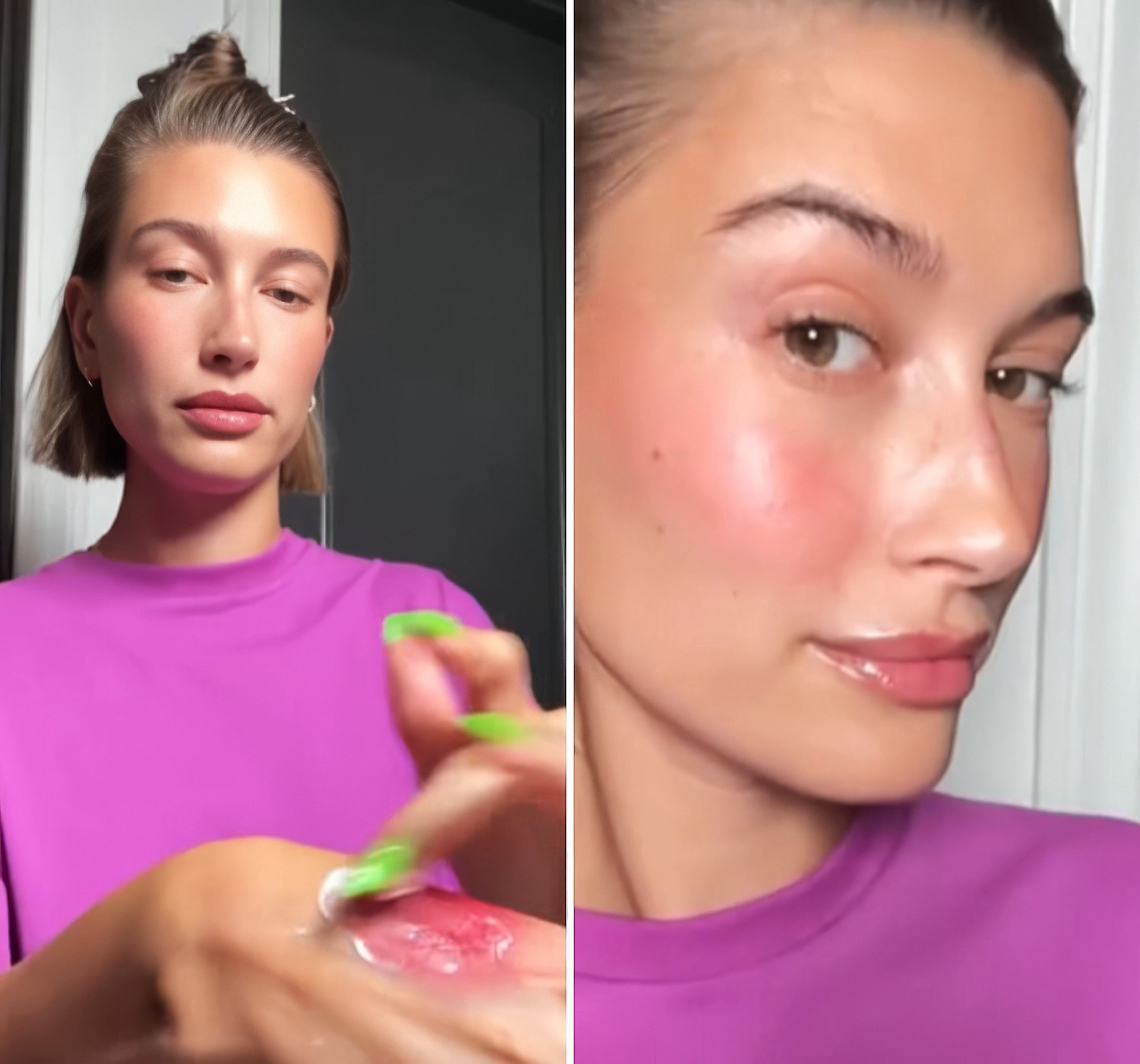 Hinh anh 3 bí quyết đằng sau lớp makeup đặc trưng của Hailey Bieber 2