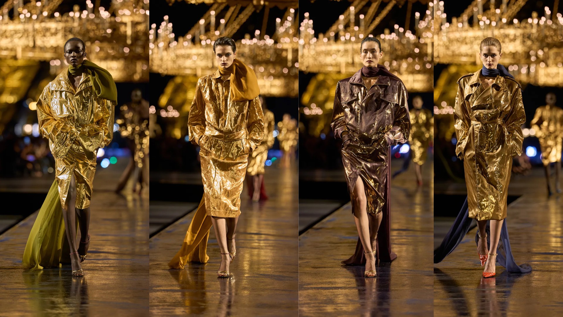 Hinh anh Saint Laurent Xuân Hè 2027: Bóng hình hoàng kim 1
