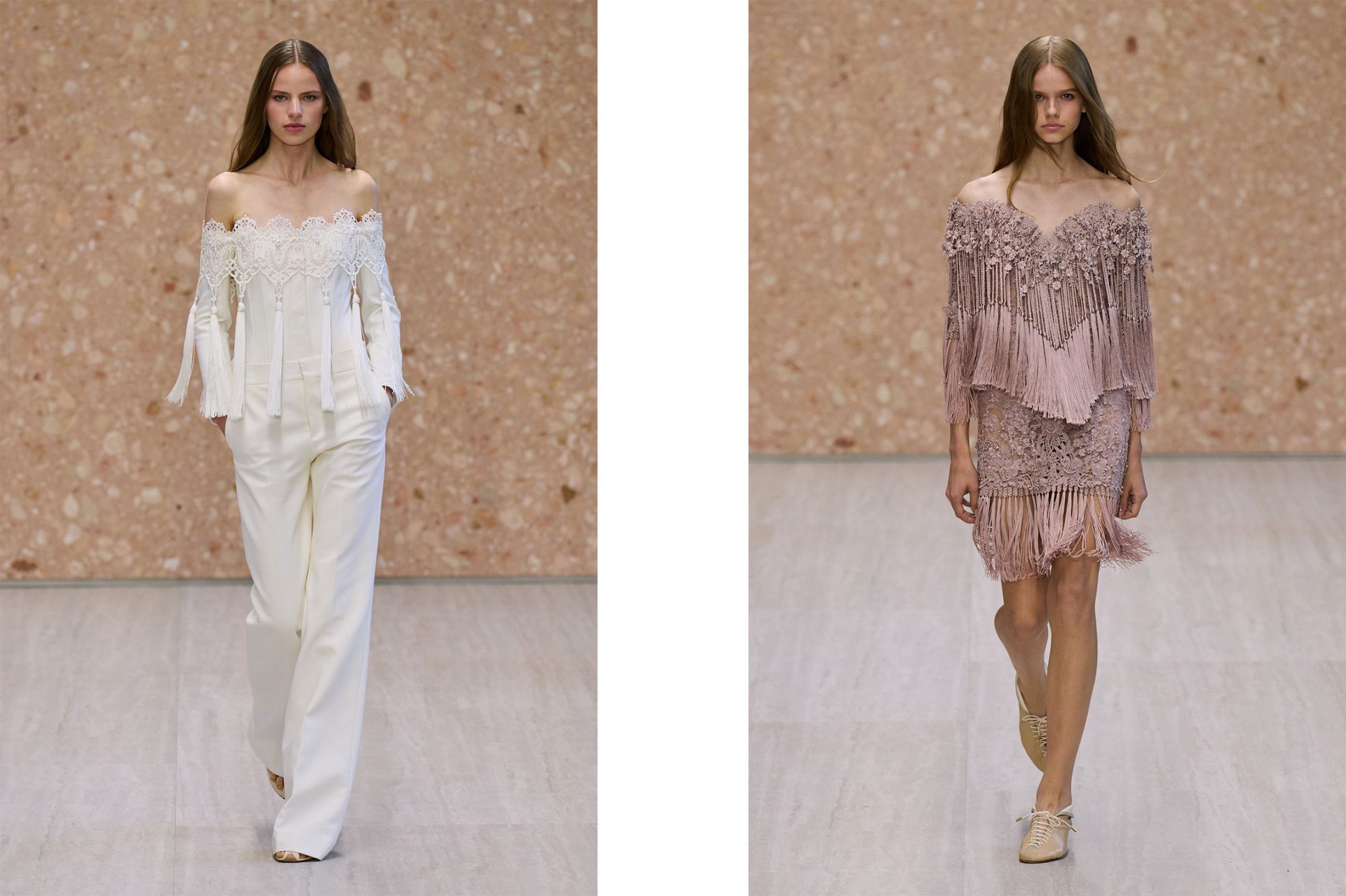 Hinh anh Chloé Xuân Hè 2027: “Boho đi vào thành thị” 6
