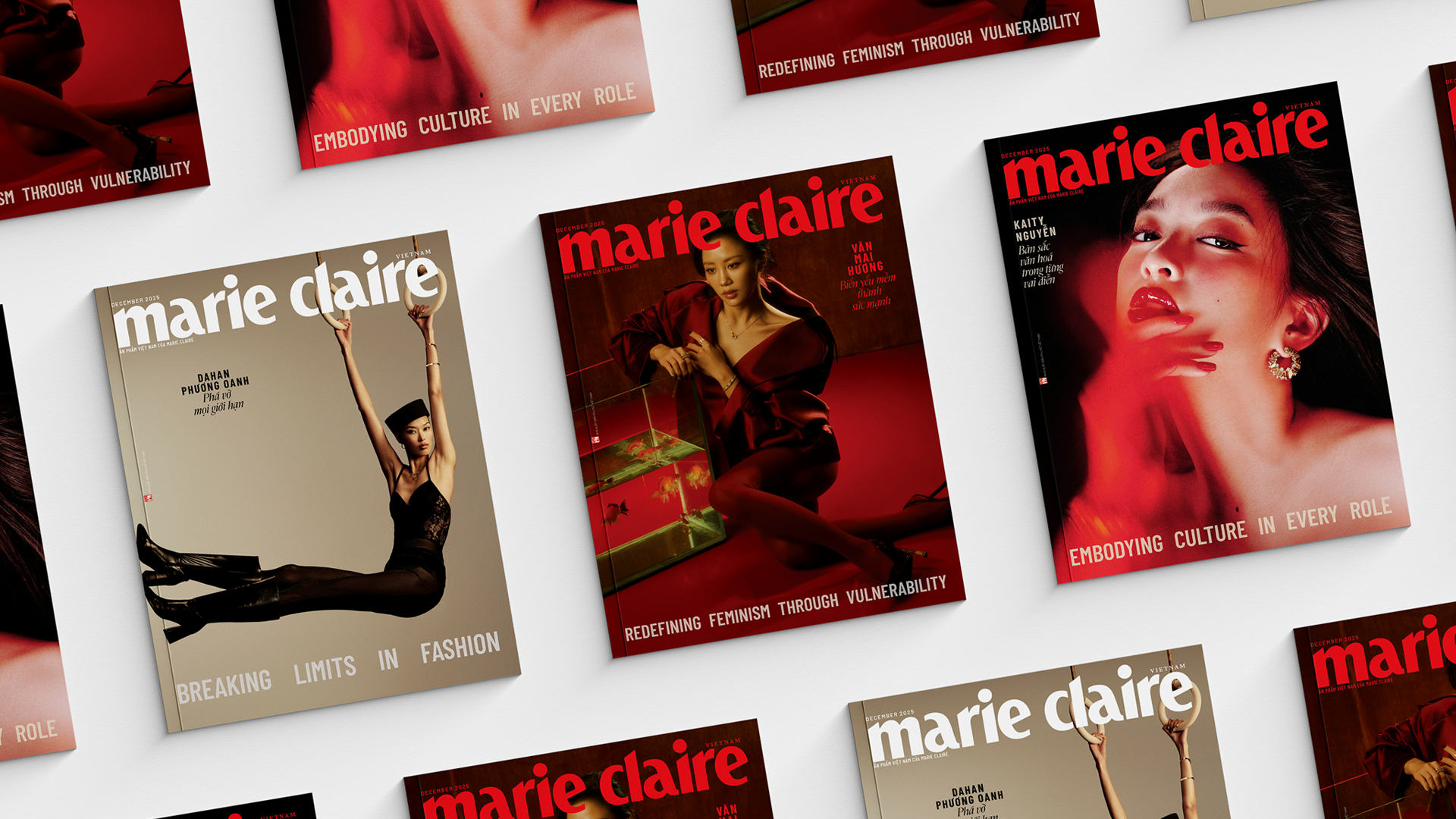 Marie Claire Vietnam ra mắt ấn phẩm in đầu tiên: December 2025 Issue