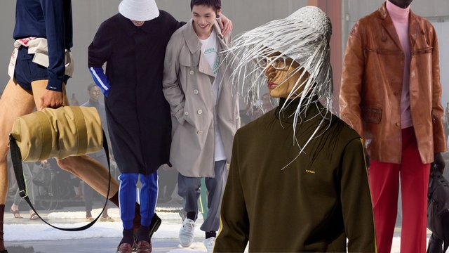 Prada Spring 2026 Menswear: Trở lại với bản năng dịu dàng