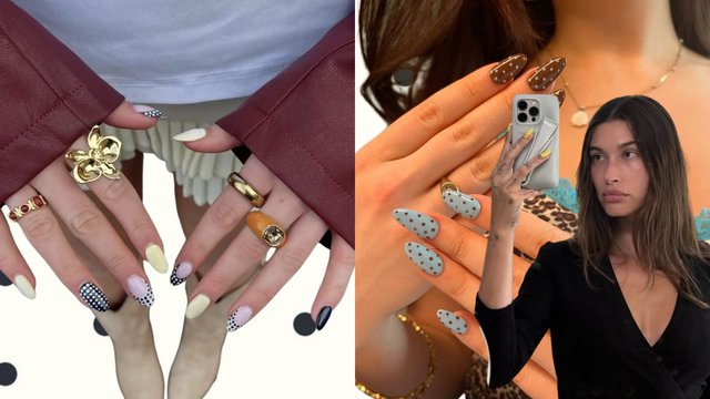 Polka dot đã “xâm chiếm” đến móng tay của chúng ta! Hội hot/it girl đều “lên tiếng”