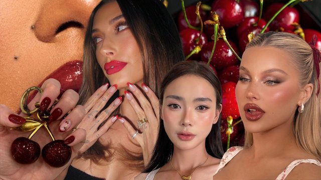 Sắc đỏ Cherry-Coded và nét Cool Girl tươi tắn cho những ngày mưa cuối Hè