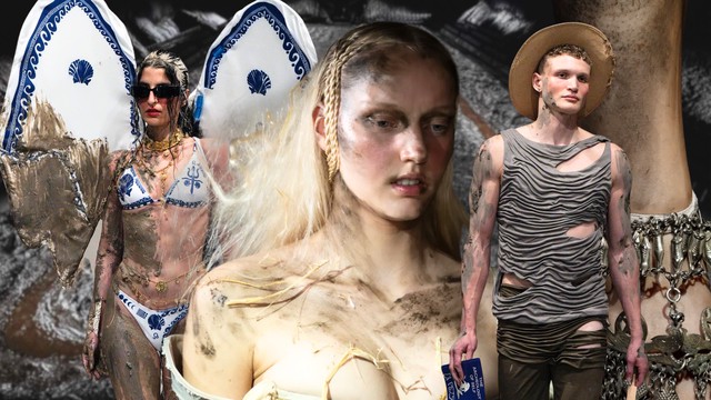 Vẻ đẹp lấm lem từ bùn đất trong thời trang và làm đẹp