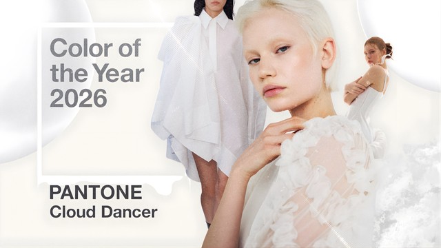 Cloud Dancer và “khoảng nghỉ” cần thiết của bảng màu thời trang 2026