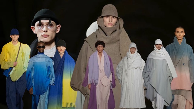 Issey Miyake Men Fall/Winter 2026: Từ một mảnh vải