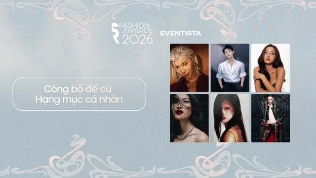 [SR Fashion Awards 2026] Công bố đề cử Hạng mục cá nhân