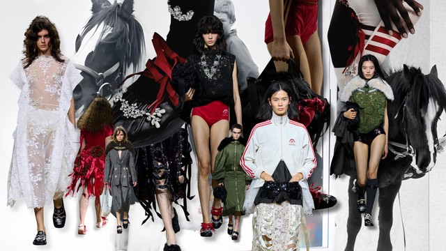 "Những chú ngựa trắng" Simone Rocha Thu Đông 2026