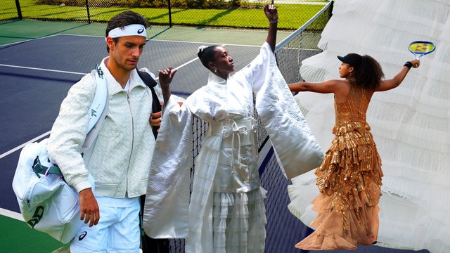 Khi thời trang bước lên sân thi đấu của giải Wimbledon