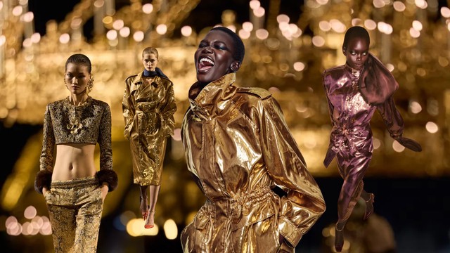 Saint Laurent Xuân Hè 2027: Bóng hình hoàng kim