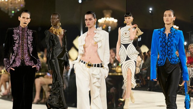 Cởi bỏ lớp áo cầu kỳ, Schiaparelli còn lại gì trên sàn diễn Xuân Hè 2027?