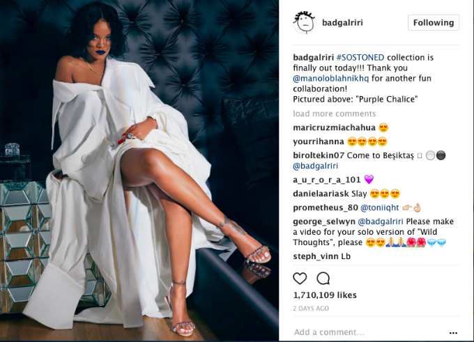 Rihanna chọn thiết kế Công Trí để chụp hình cho BST 'So Stoned'
