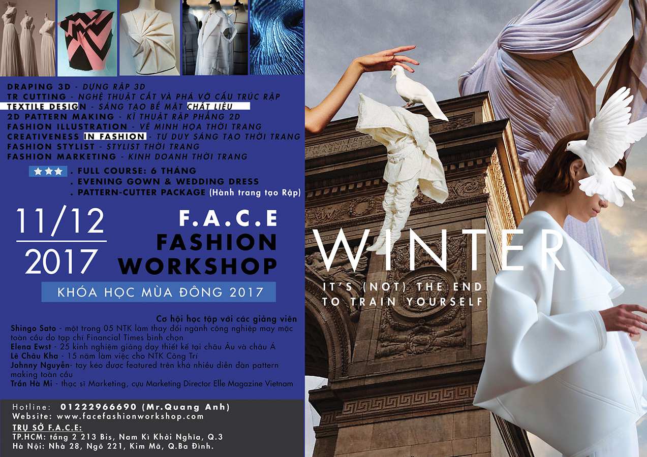 Tuyển sinh Khoá học Thiết kế Thời trang Mùa Đông - Winter'17 Full Course