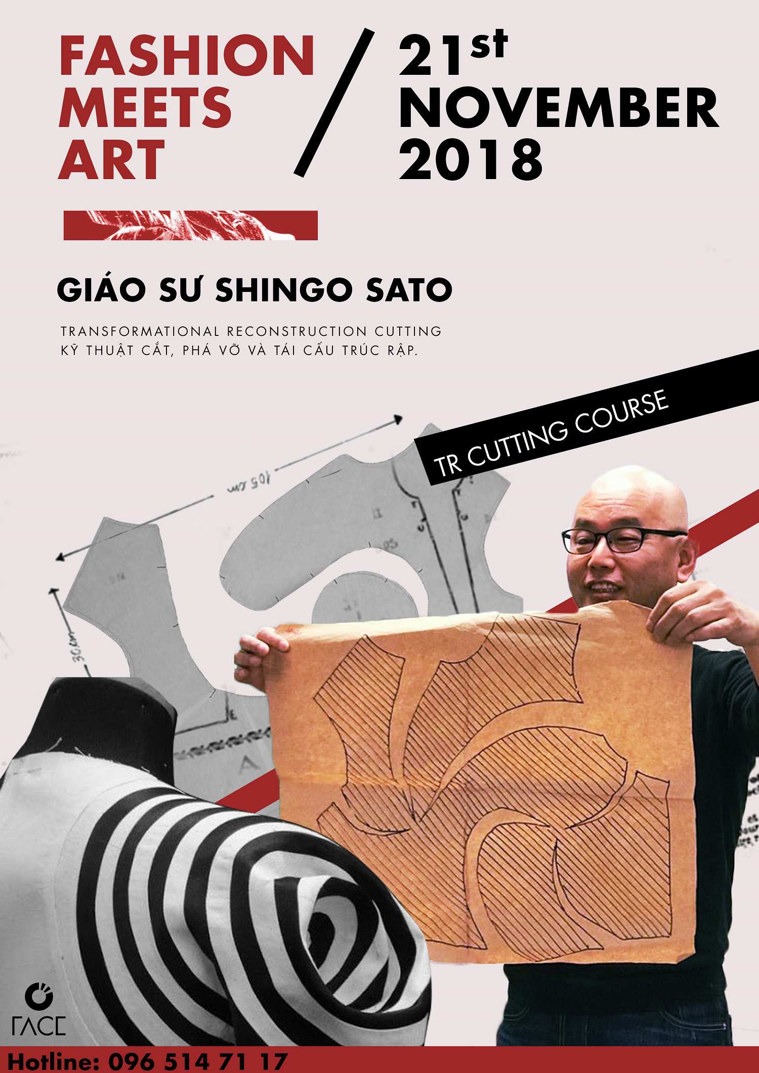 Khoá học Masterclass "Fashion meets Art: Learn, do, unveil your talent with the masters" tại F.A.C.E Fashion Workshop
