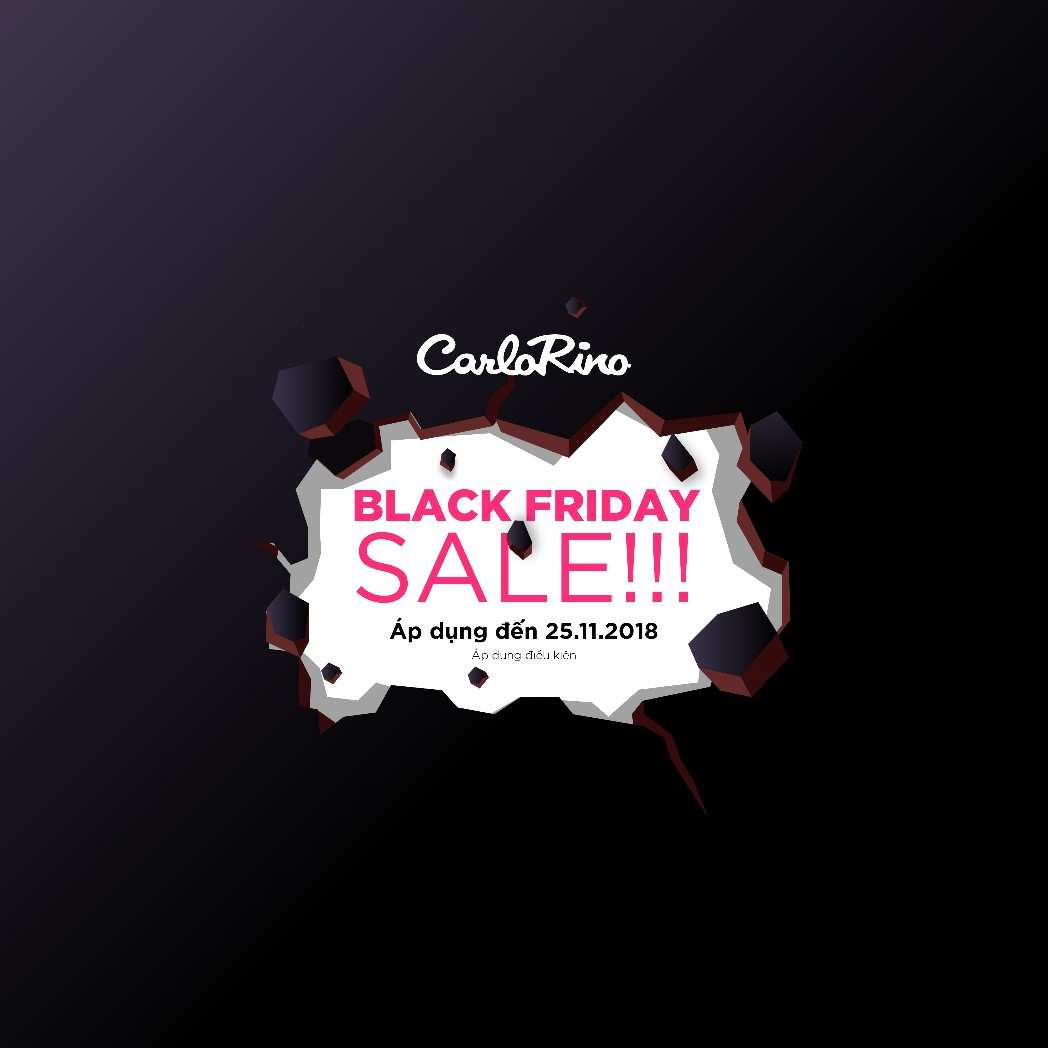 Black Friday đổ bộ Carlo Rino: Ưu đãi khủng lên đến 50%++ & nhiều ưu đãi hấp dẫn khác
