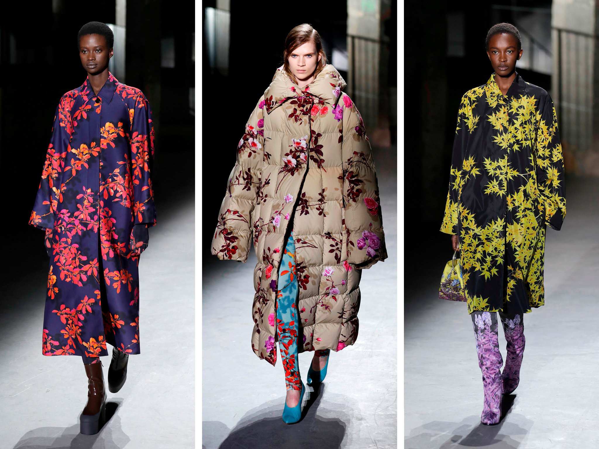 NTK người Bỉ Dries Van Noten tạo nên hoạt tiết in từ những bông hoa trong vườn nhà cho BST Thu 2019