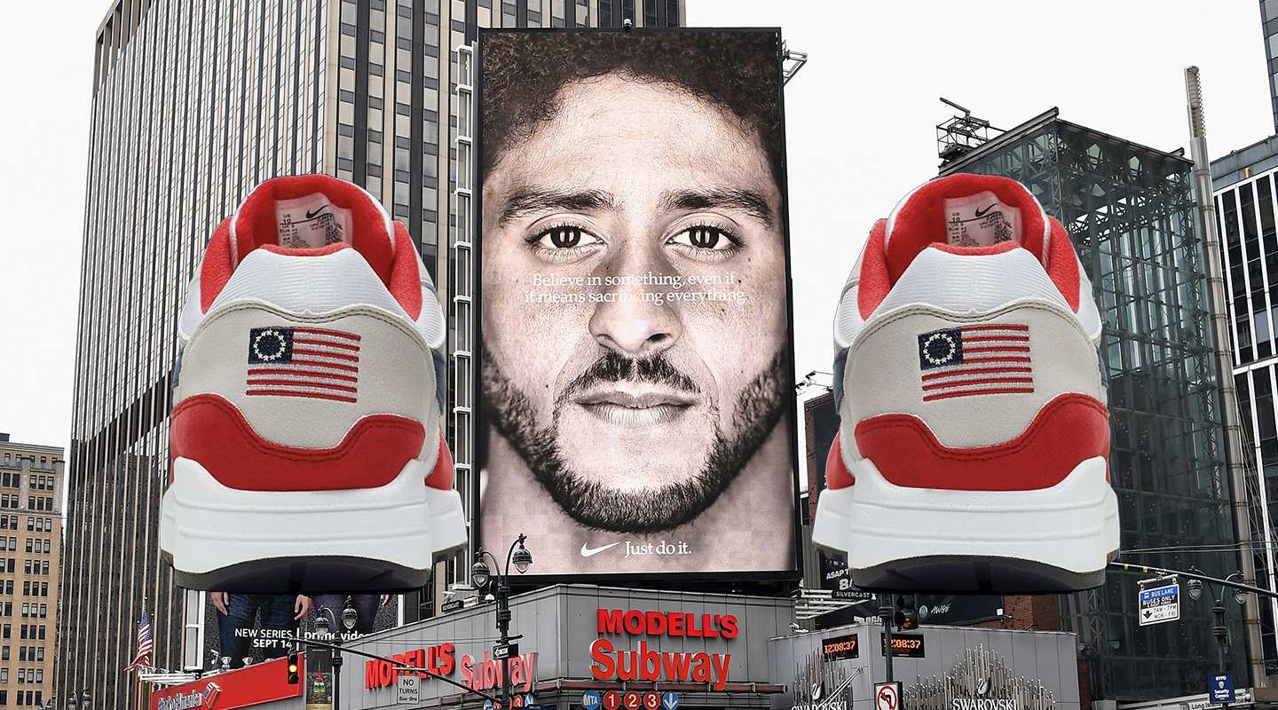 Nike, Kaepernick, tình huống trớ trêu, phạm trù đạo đức trong chiến dịch xây dựng thương hiệu